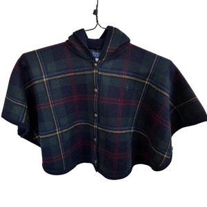 Polo Ralph Lauren 100% wool poncho Girls Size 4/5